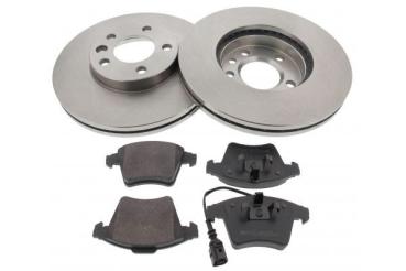 Brake disc set with brake pads - front (47779), VW Bus T5